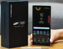 Fotografía del Samsung Galaxy Note8 Olympic Edition.