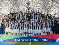 Celebración de la Juventus tras ganar la Serie A