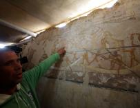 Egipto confirma el hallazgo de la tumba de Hat Bet, de 4.000 años de antigüedad (Foto: EFE).