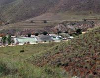 Paraje de Las Hortichuelas, en Níjar