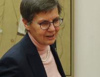 La presidenta de la Junta Única de Resolución (JUR), Elke Konig.