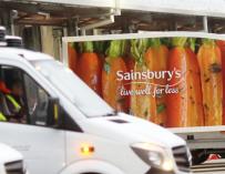 Camiones de reparto de la cadena británica de supermercados Sainsbury's (Foto: Sainsbury's)
