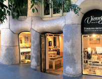 Una de las tiendas de Torrons Vicens en Barcelona