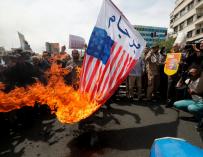 Las protestas contra EEUU en Irán se suceden