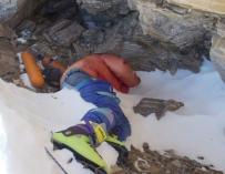 'Botas verdes' y 'El saludador': los cadáveres que señalan el camino en el Everest