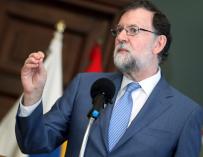 Rajoy en una comparecencia./EFE