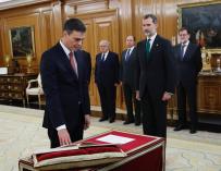 En directo| Pedro Sánchez promete el cargo sin símbolos religiosos
