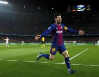 Fotografía de Lionel Messi, jugador del FC Barcelona