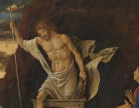Fragmento del cuadro reatribuido a Mantegna / Accademia Carrara Bergamo