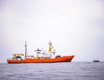 El barco Aquarius de la ONG francesa SOS Méditerranée en una foto de archivo