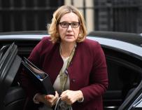 La hasta ahora ministra del Interior británica, Amber Rudd