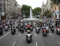 Más de 12.000 Harley-Davidson recorren las calles de Barcelona
