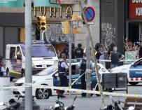 Fotografía del atentado del 18 de agosto en Barcelona