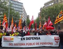 Protestas para garantizar las pensiones