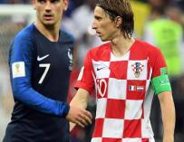 Modric y Griezmann entre lo mejor del Mundial de Rusia 2018