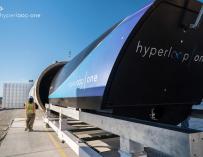 Fotografías de la construcción del Hyperloop One.
