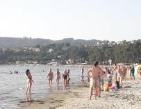 Bañistas, playa, sol, calor, temperaturas altas