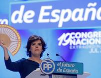 Sáenz de Santamaría deja la política tras ser excluida por Casado en el nuevo PP