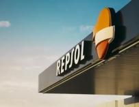 Logo de gasolinera Repsol
