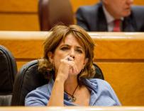 La ministra de Juscicia Dolores Delgado en el Senado