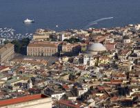 Imagen panorámica de Nápoles.