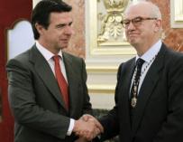 El exministro José Manuel Soria y el presidente del CSN, Fernando Marti.