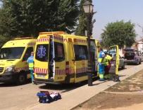 El herido fue trasladado en estado crítico al Hospital de Torrejón de Ardoz, donde finalmente ha fallecido. (Foto: 112 Comunidad de Madrid)