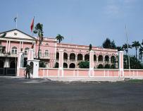 Imagen del Palacio Presidencial de Santo Tomé y Príncipe.
