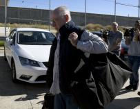 Rodrigo Rato, a su llegada a la cárcel de Soto del Real (Madrid)