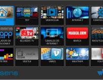 Interfaz de Web TV