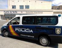 Policía Nacional en el Puerto de Tarifa (Cádiz)