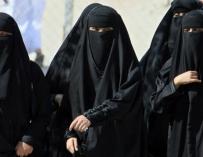 Fotografía de mujeres en Arabia Saudí.