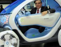 Carlos Ghosn, en una foto de archivo presentando el modelo Renault Twizzy (EFE).