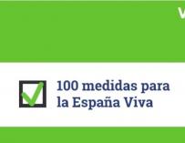 100 medidas urgentes de Vox para España