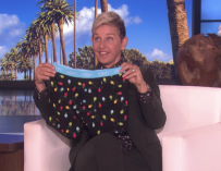Ellen DeGeneres y su marca de calzoncillos.