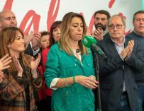 Susana Díaz se resigna a perder la Junta de Andalucía tras los resultados electorales.