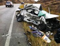 Un muerto y dos heridos en los tres accidentes de tráfico ocurridos durante el fin de semana