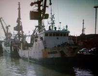 Vista general del buque pesquero español 'Dornera'