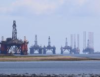 Plataforma petrolera en Escocia