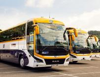 Autobuses de la empresa Monbus