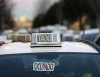 Huelga de taxi en Madrid