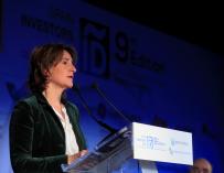 Teresa Ribera durante su intervención en el Spain Investors Day.