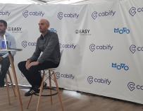 El CEO de Cabify en la presentación de hoy
