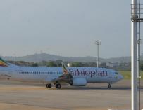 Imagen de archivo de una aeronave de Ethiopian Airlines (L.I.)