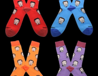 Así son los 'candidetines', los calcetines con las caras de los candidatos políticos