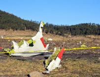Avión siniesrado Etiopía