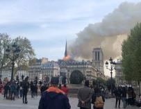 Notre Dame, en llamas / EFE