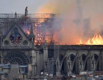 Sorprendente incendio en la catedral de Notre Dame