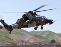 Los helicópteros de ataque ‘Tigre’ realizaron su primera misión en Afganistán (Foto: mde.es)