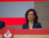 Ana Botín en la Junta de Accionistas del Banco Santander, 12 de abril de 2019